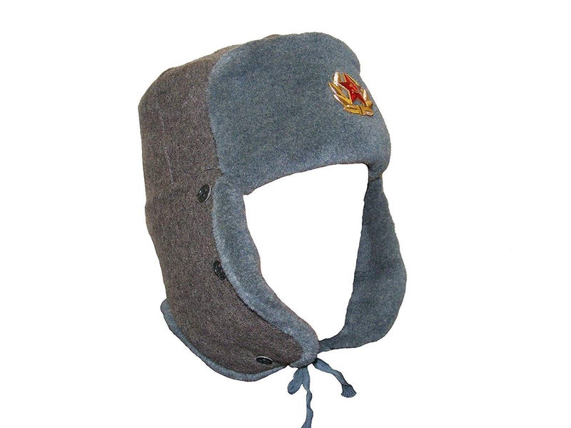 SIBERHAT Ushanka-Hat Russian Army Ushanka Authentic Winter Hat Soviet USSR Army Soldier Red Star WW2 (58 cm - Medium) - Image 2